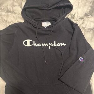 Champion Black Pullover Hoodie